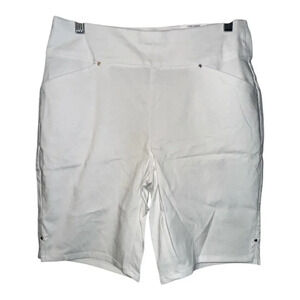 INC Womens White Core Bermuda Shorts, Size 6 Regular